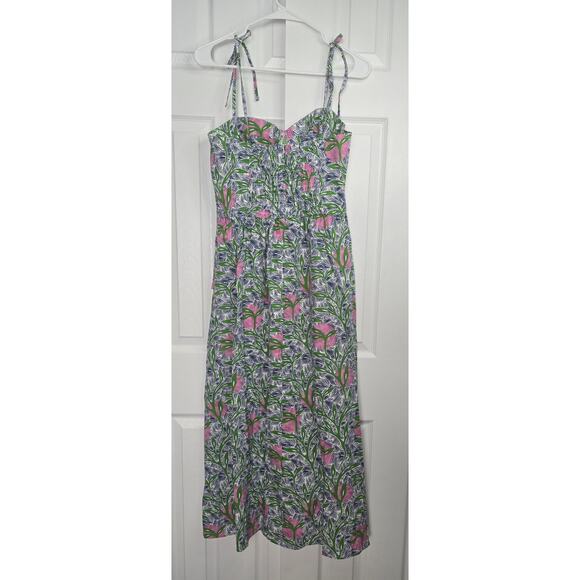 Liberty & Justice The Yuku Summer Dress Floral Maxi- Women's Size Medium - Picture 2 of 9